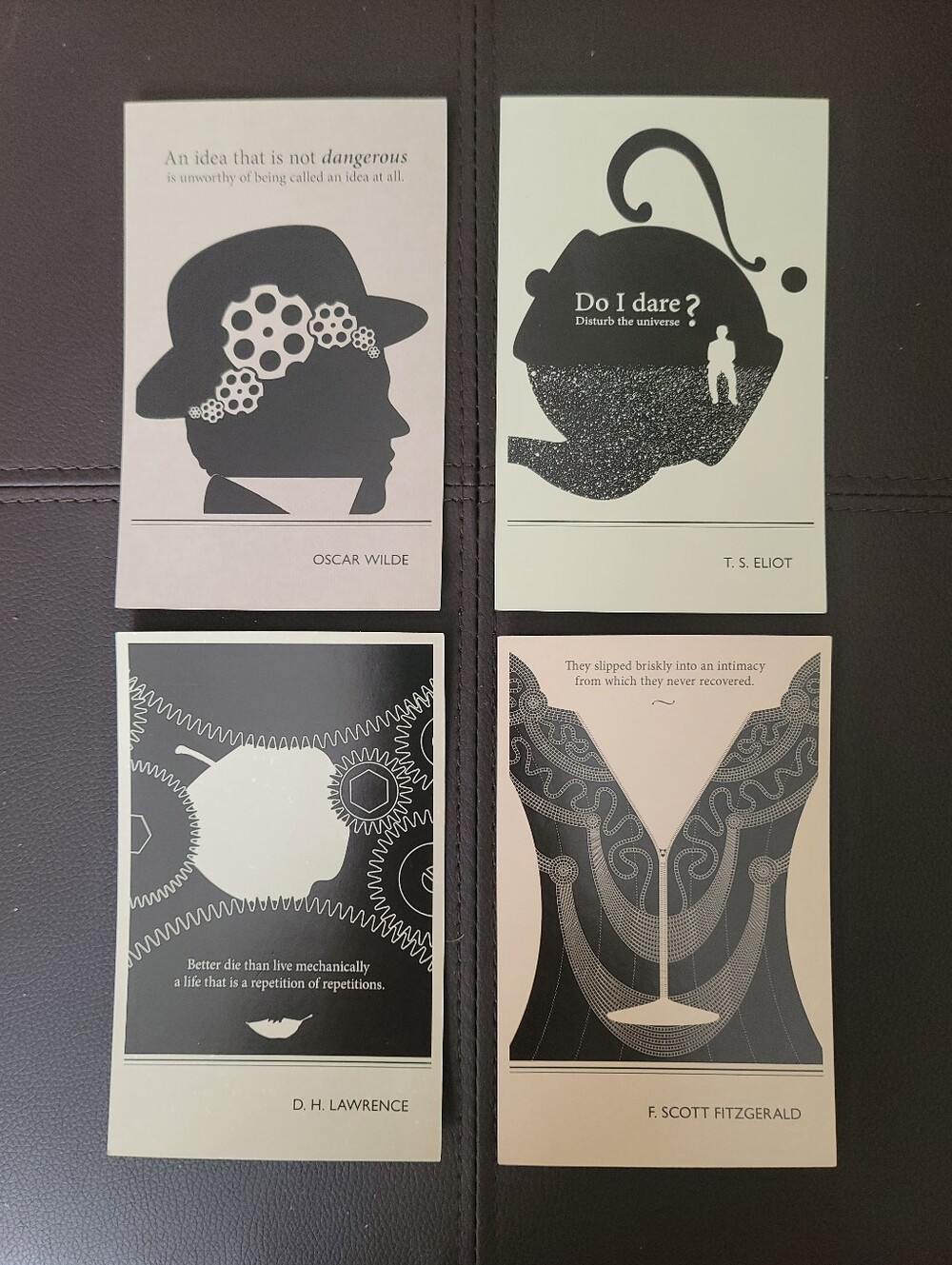 LITERARY Assorted Postcards Set